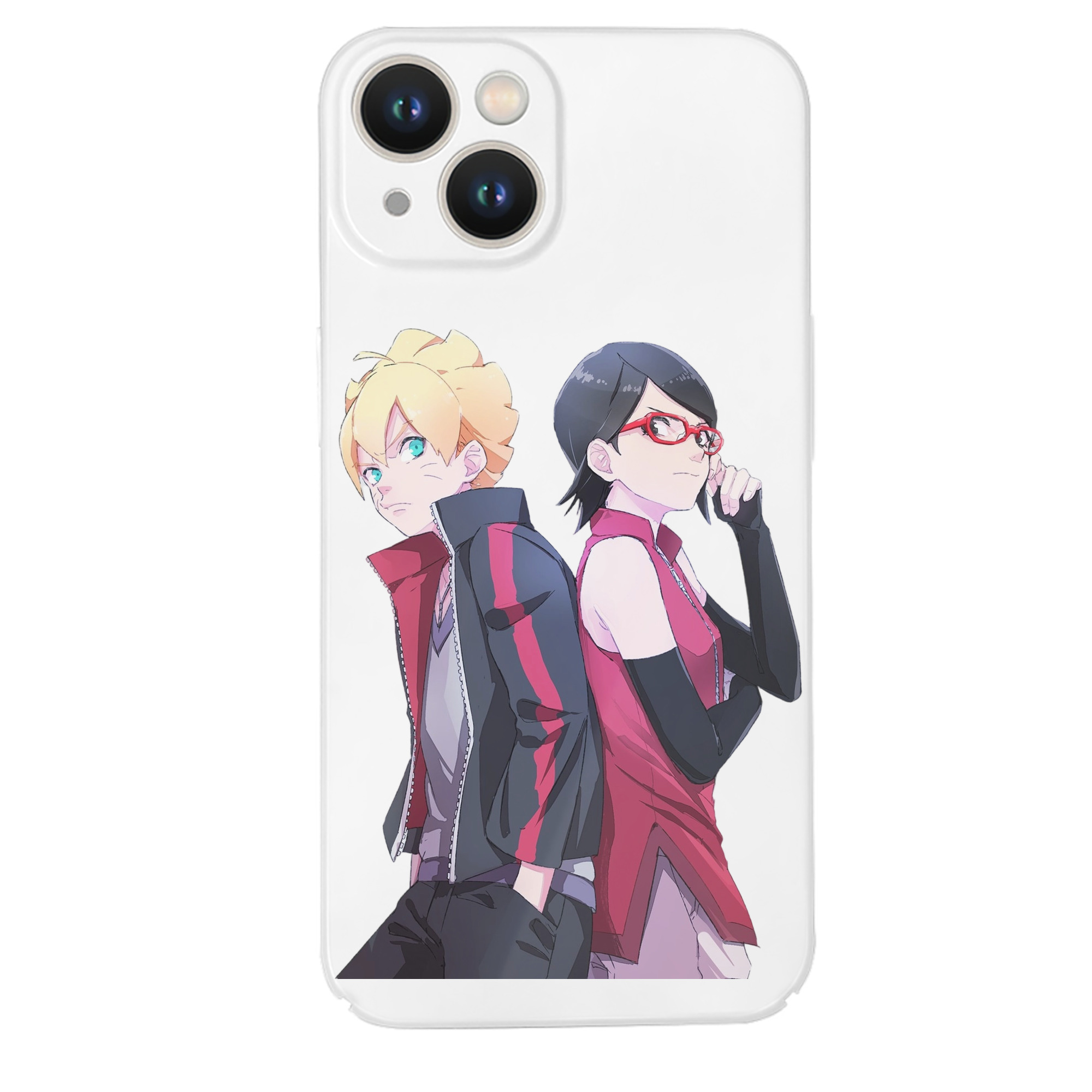 （画像用） NARUTO -ナルト- うちは サラダ Uchiha Sarada 【iPhone 14シリーズ対応】ハードケース
